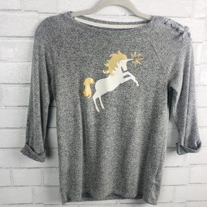 Girls Cat & Jack Unicorn Fall Long Sleeve. Size L
